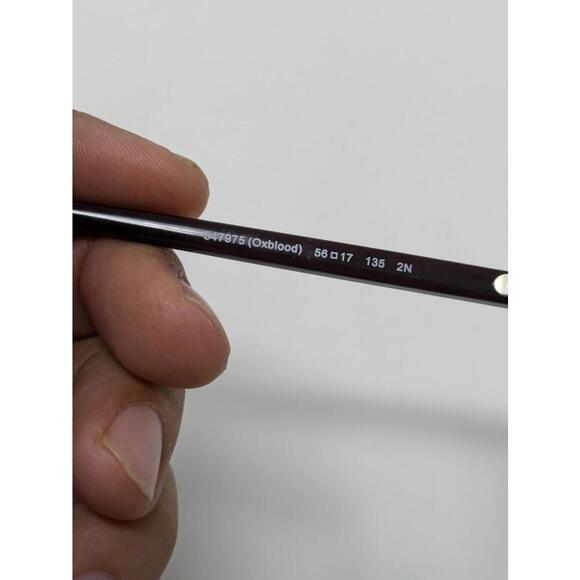 Coach HC8221 L1661 Women's Cat Eye Sunglasses Maroon Frame (Oxblood) Lens - Picture 5 of 9